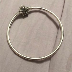 Pandora silver firework bangle